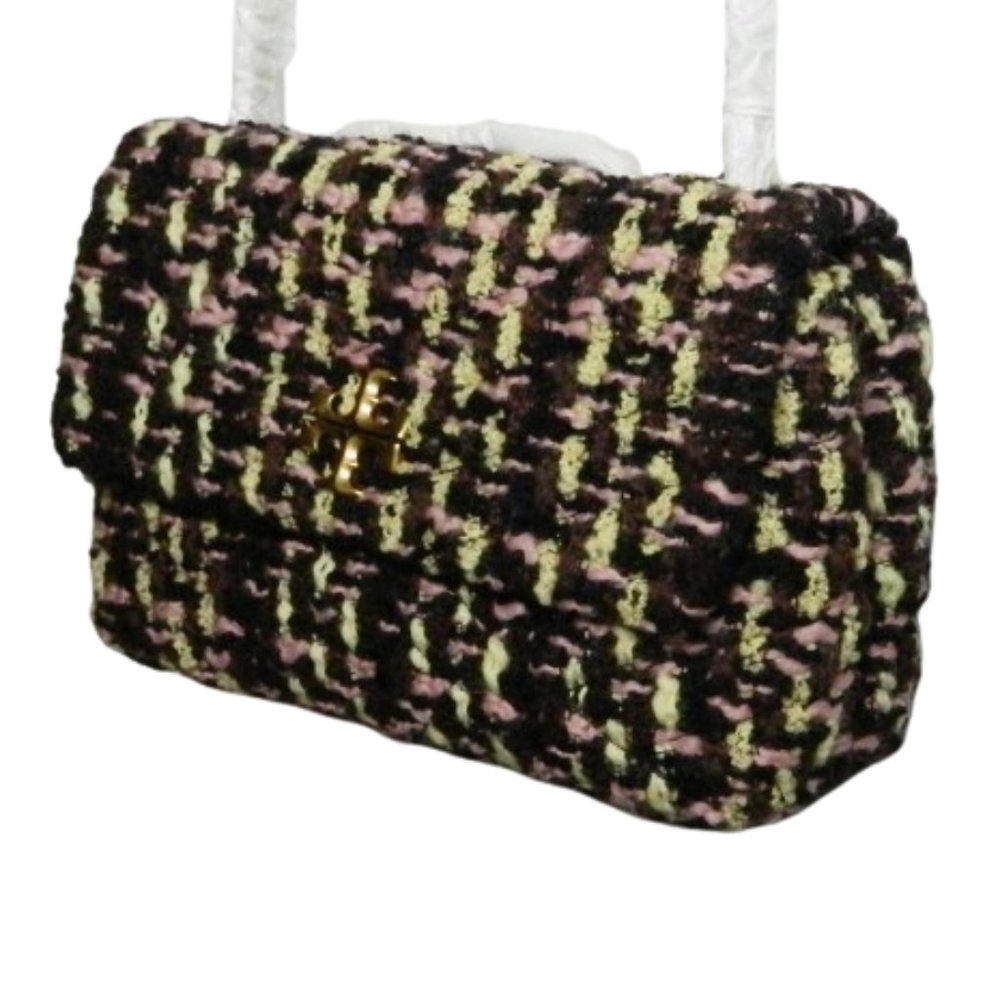 Tory Burch $548 152344 Kira Tweed Small Convertible Multi Shoulder Bag NWT! - Picture 8 of 9